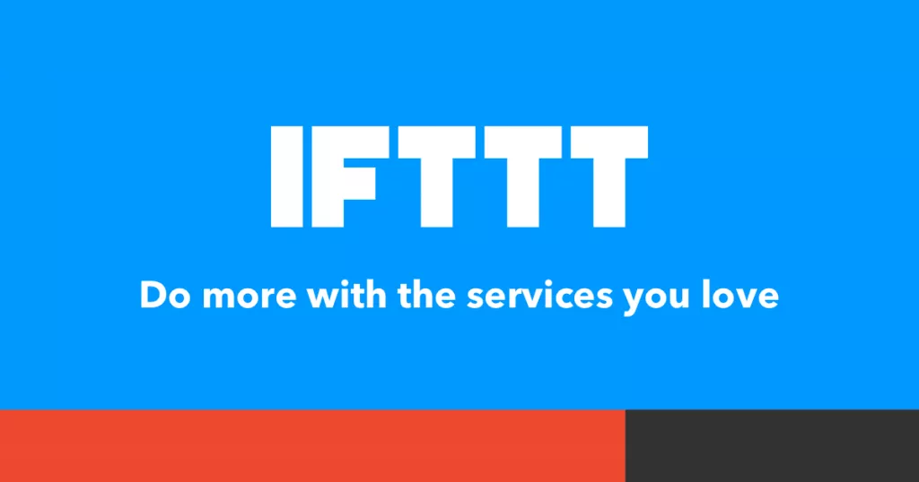 Un banner di IFTTT