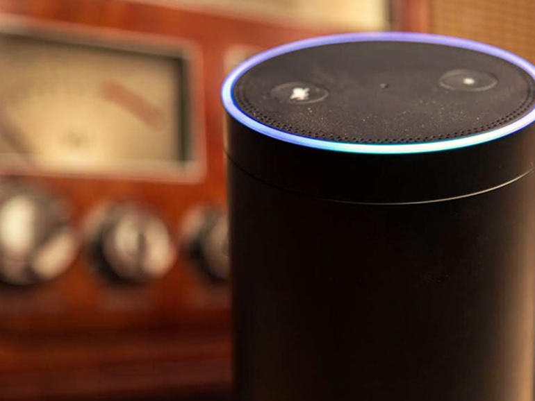 Un dispositivo compatibile con Amazon Alexa