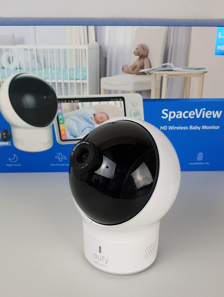 Baby monitor Eufy - videocamera con lente grandangolare