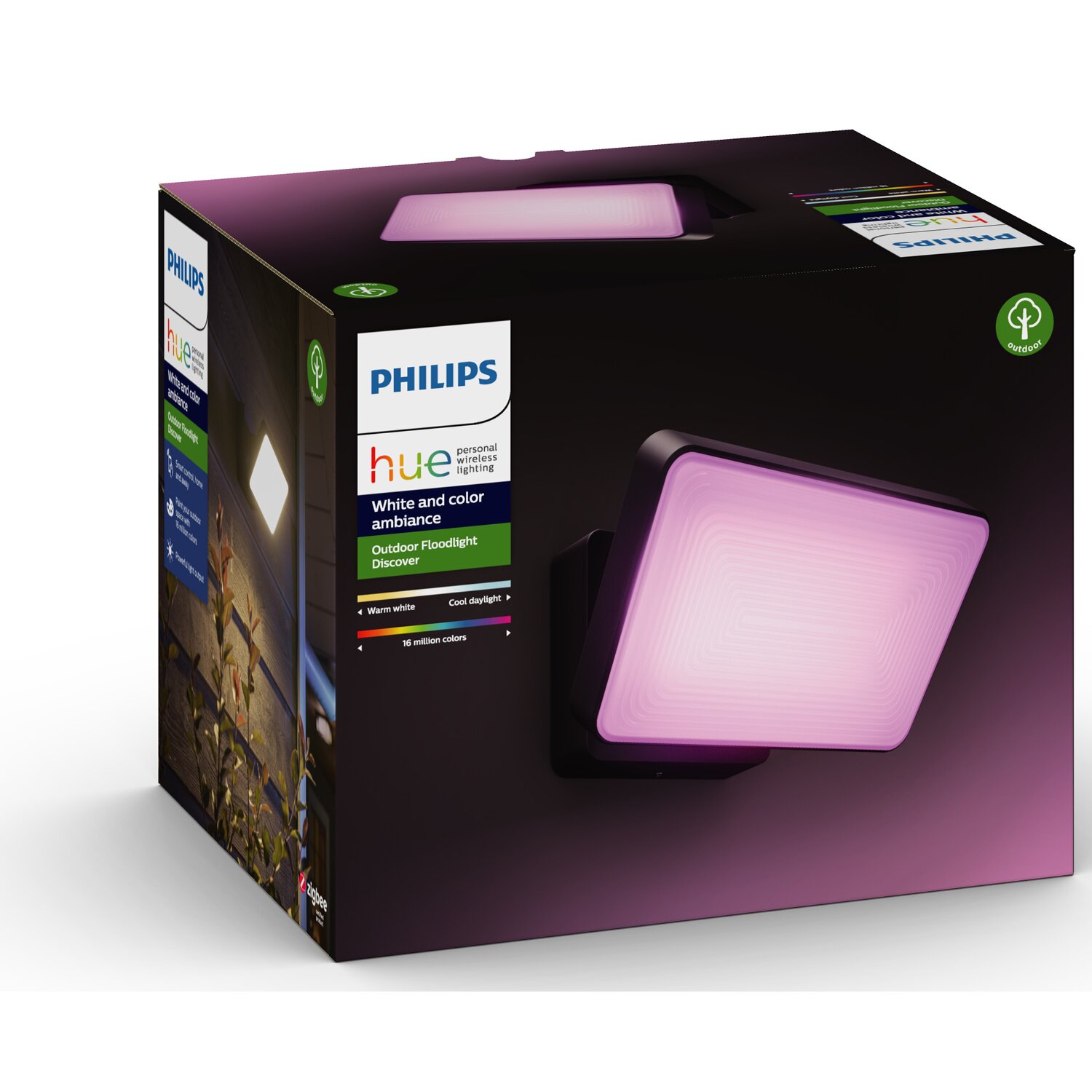 Il faretto esterno Philips Hue White and Color Ambiance Discover