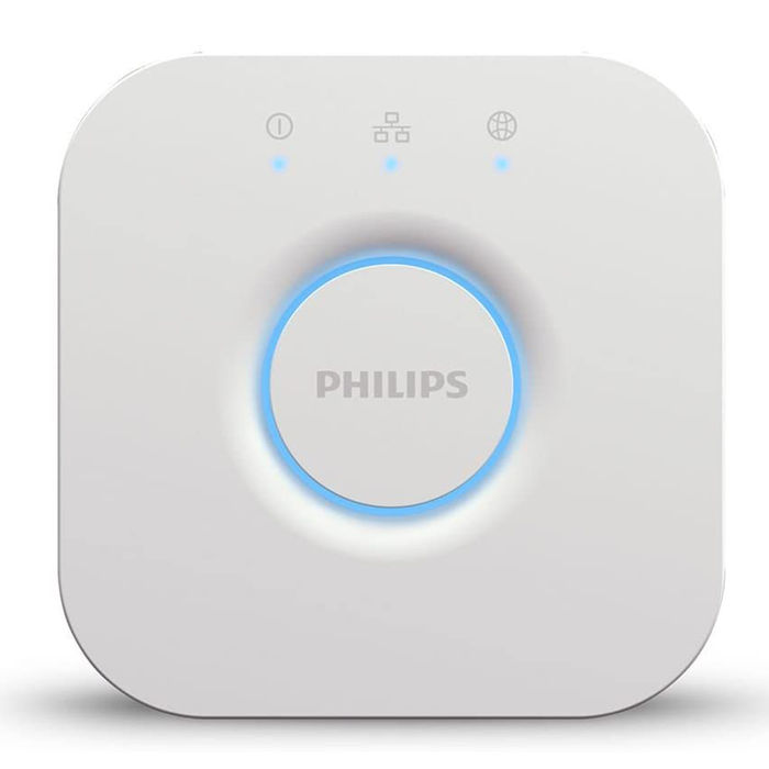 Un Philips Hue Smart Bridge 2.0, chamato anche hub