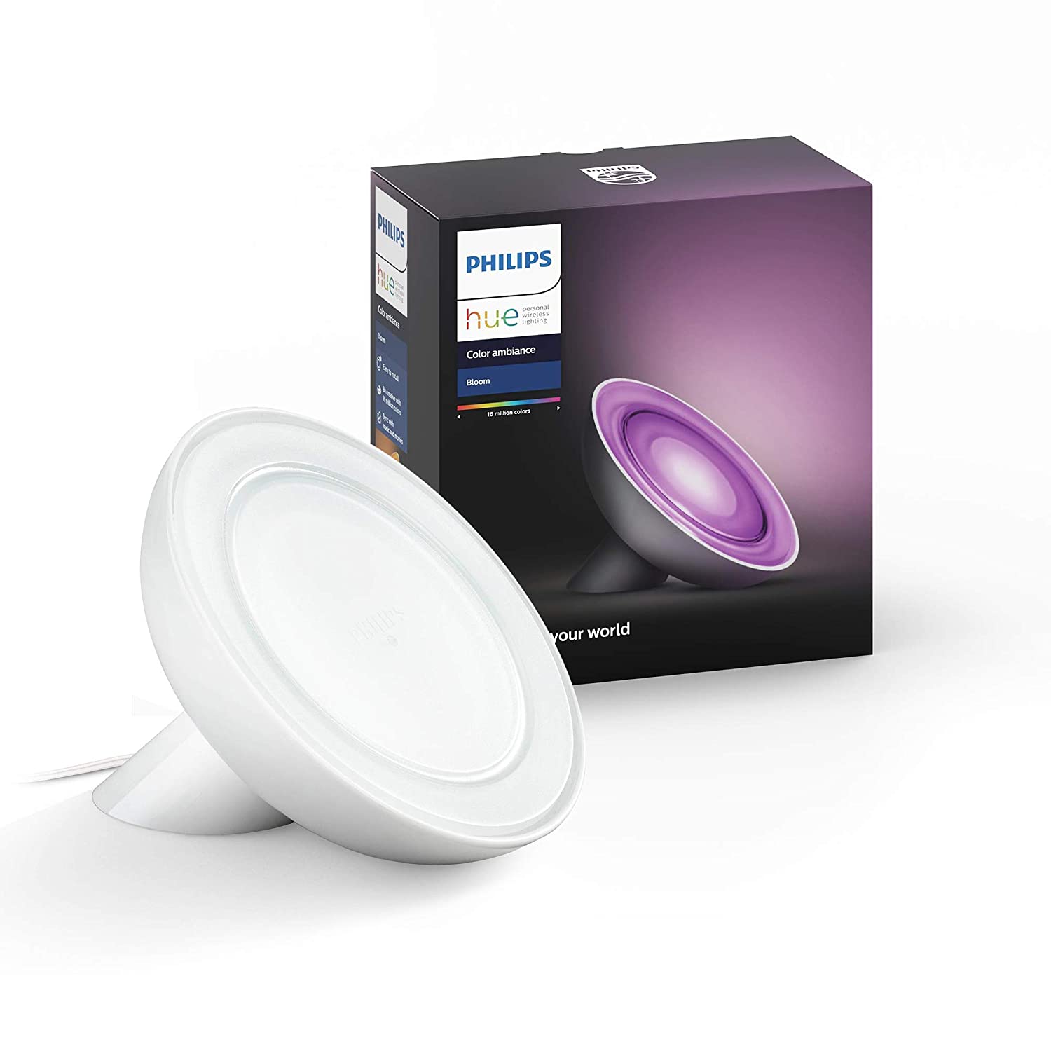 La lampada Philips Hue White and Color Bloom