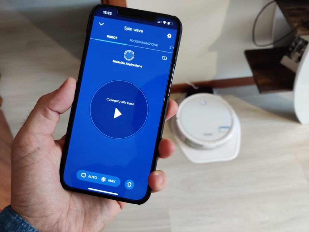 bissell spinwave robot app