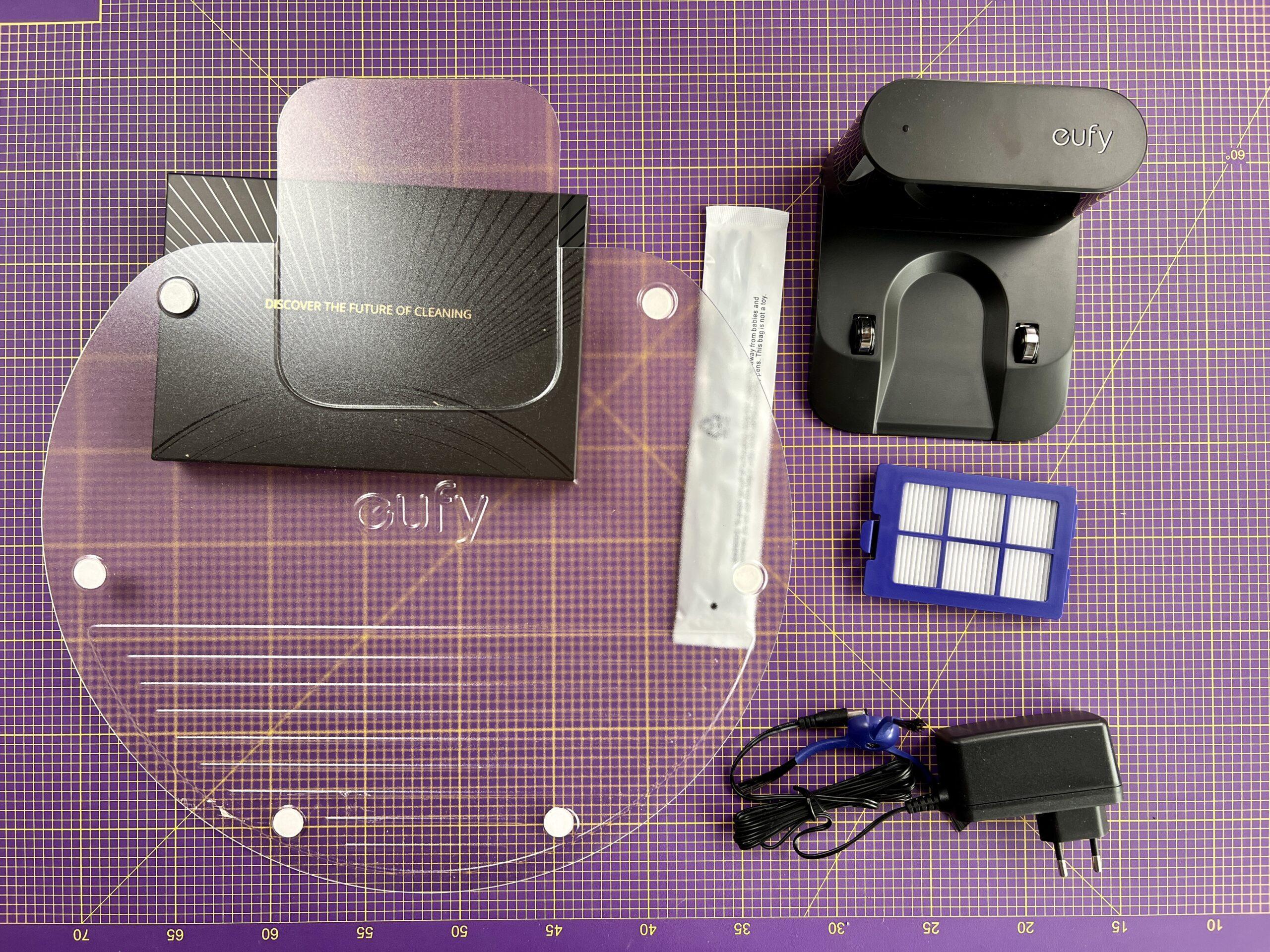accessori nella scatola Eufy RoboVac X8 Hybrid