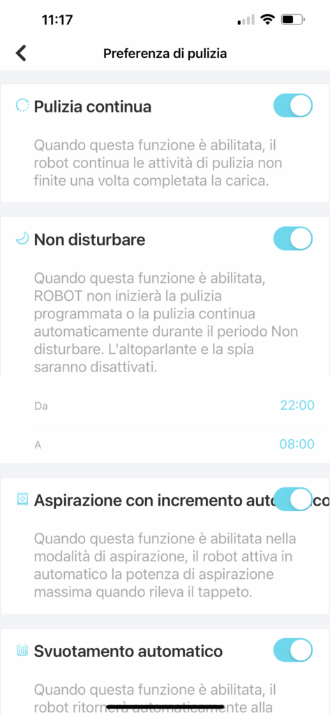 Recensione Yeedi Vac Max - app 3