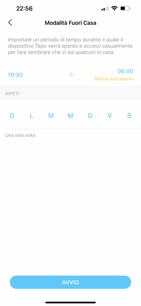 app presa smart TP-Link P100 - modalità fuori casa