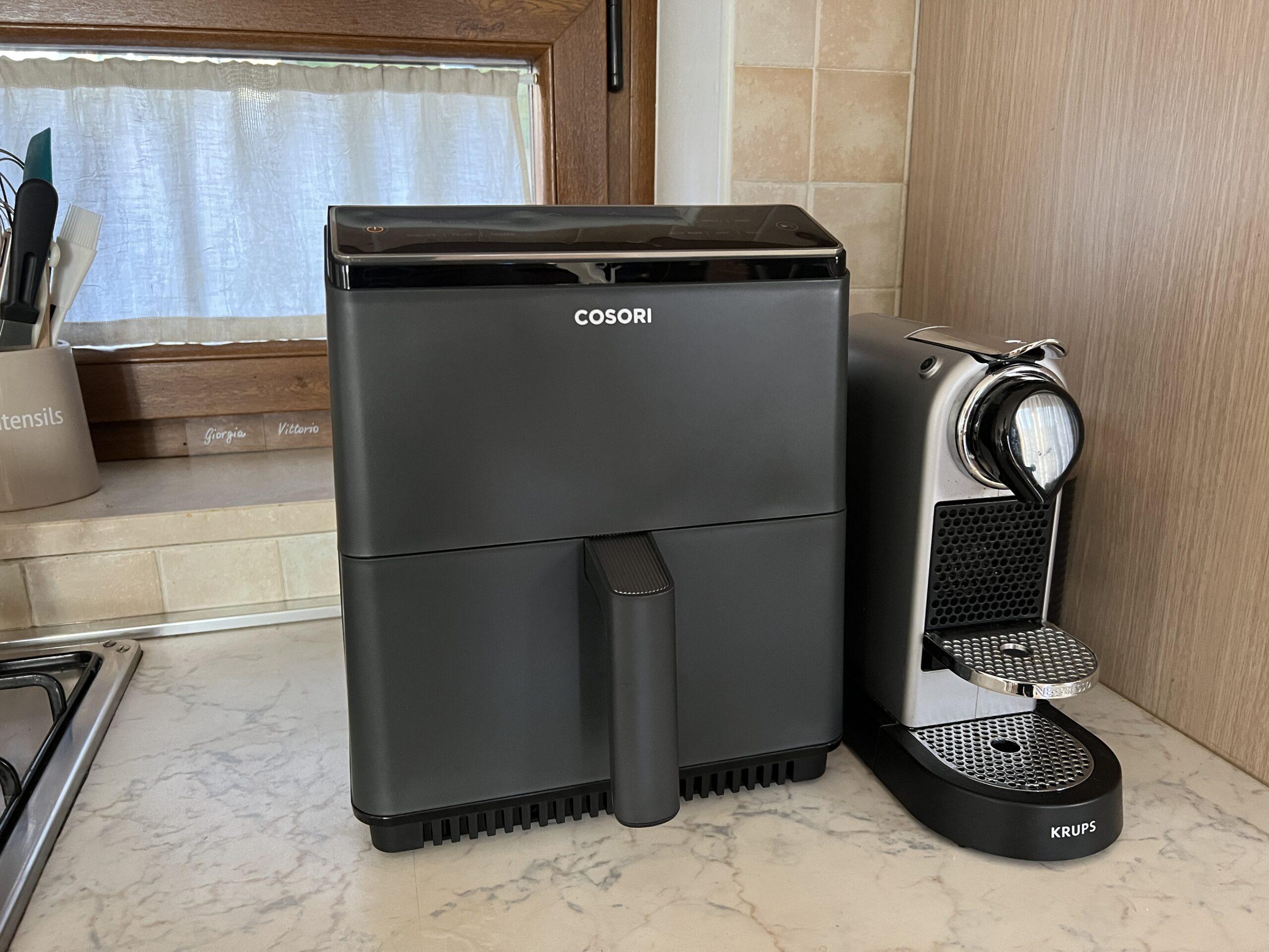 Cosori friggitrice ad aria, air fryer 6,4l (1,8kg), forno elettrico, doppia  res