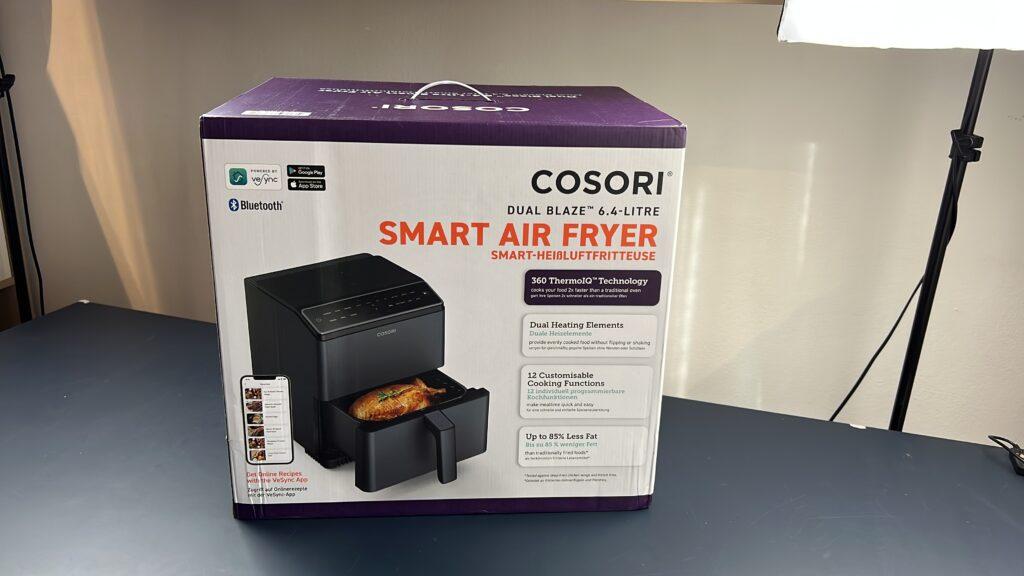 Recensione Cosori Dual Blaze da 6,4 litri scatola