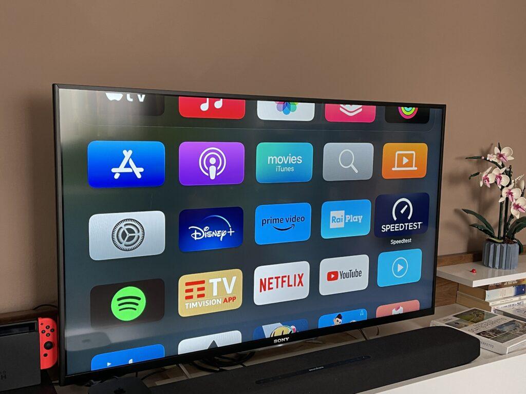 Recensione Apple TV 4K 2022 - menu applicazioni
