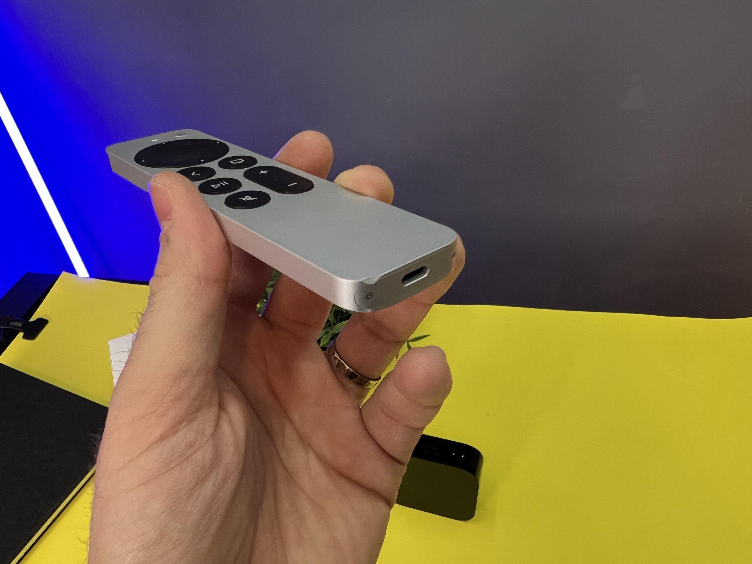 telecomando ammaccato Apple TV 4K 2022