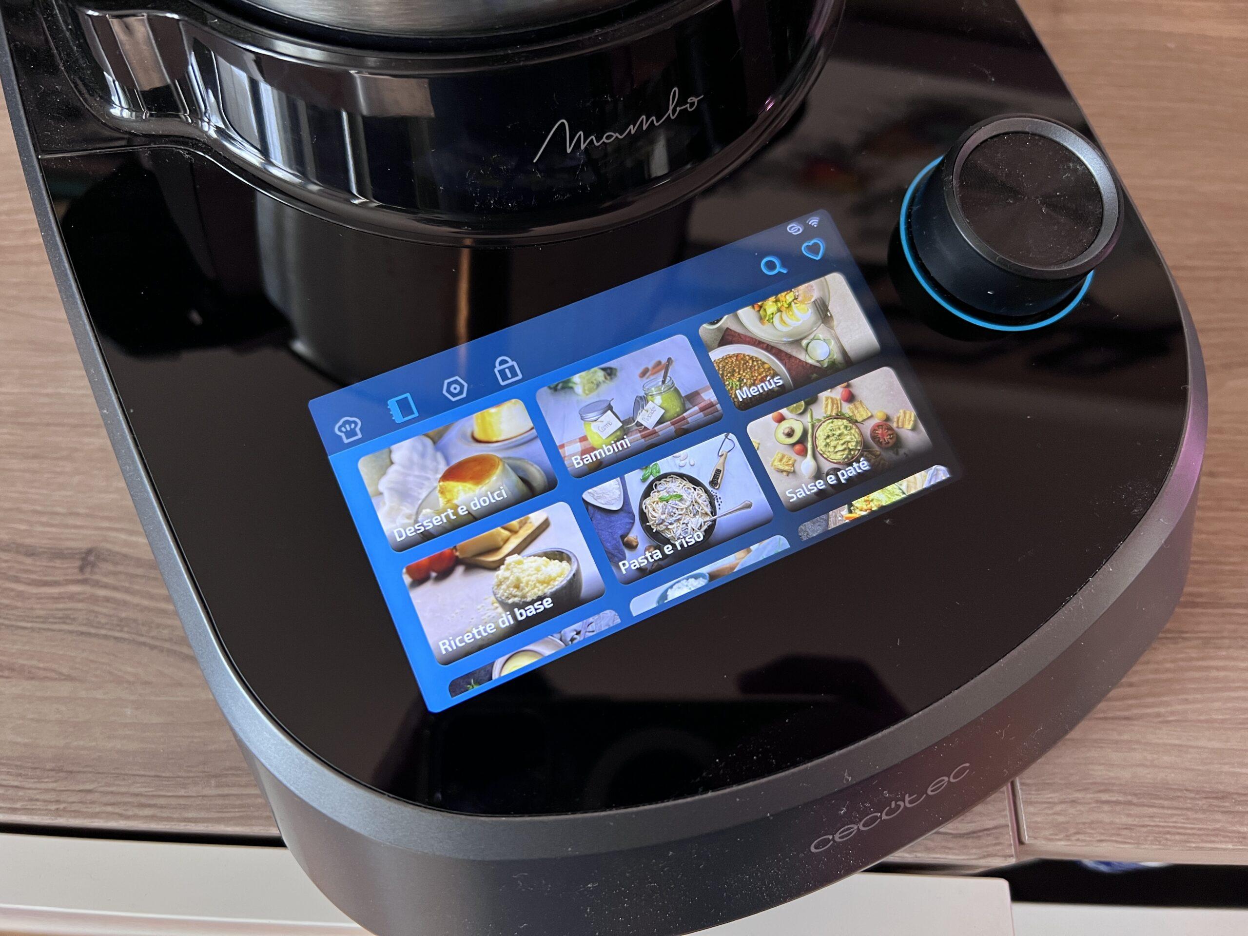 Cecotec Mambo Touch - robot da cucina - schermo con ricette