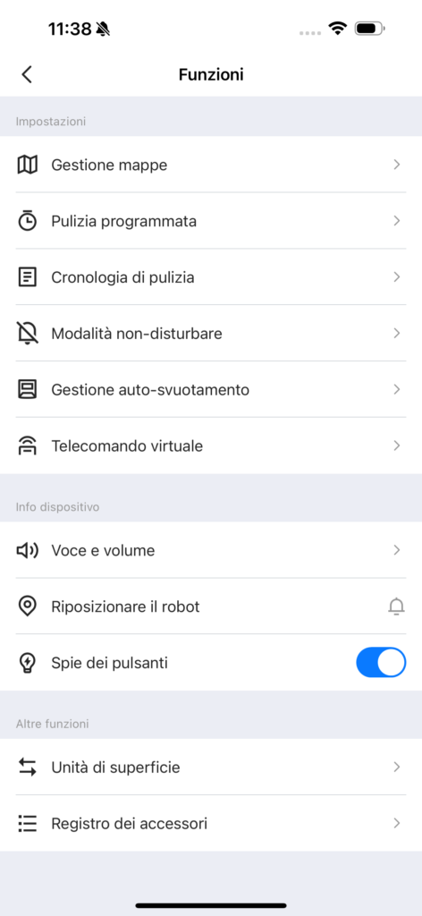 Recensione robot lavapavimenti Proscenic M9 - app - funzioni