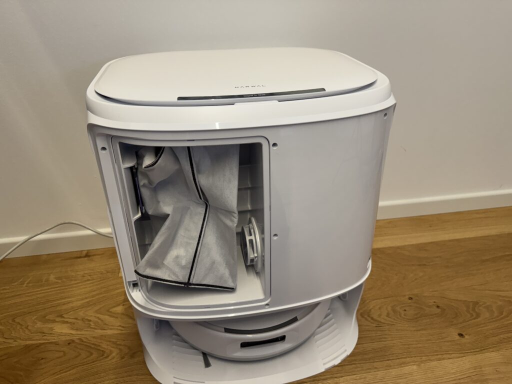 Recensione NARWAL Freo X10 Pro - sacchetto per la raccolta della polvere