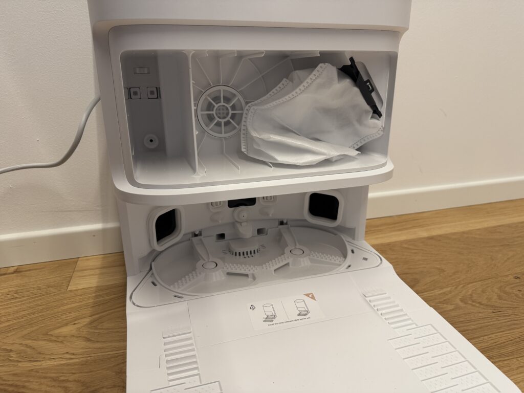 mova e40 ultra - componenti interne della stazione di ricarica