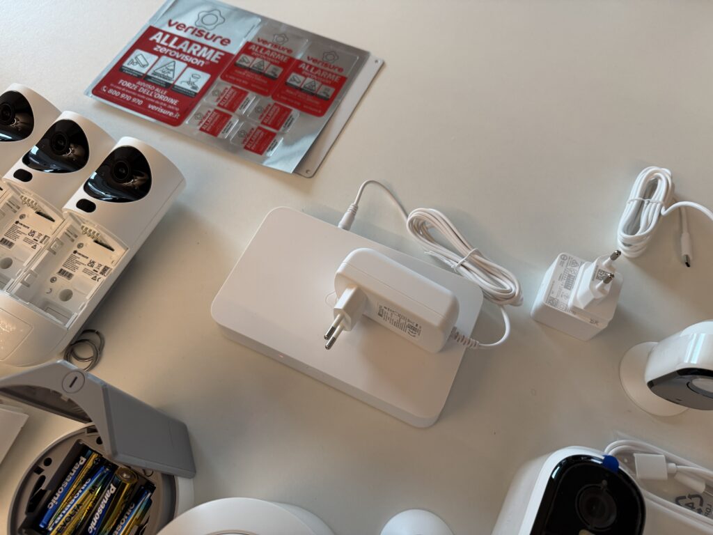 recensione e prova allarme verisure - centralina