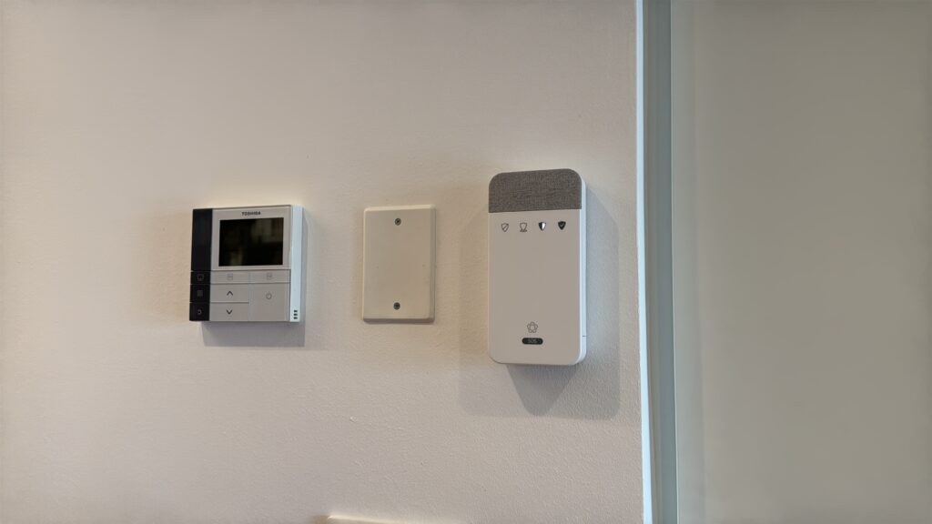 recensione e prova allarme verisure - tastierino interno