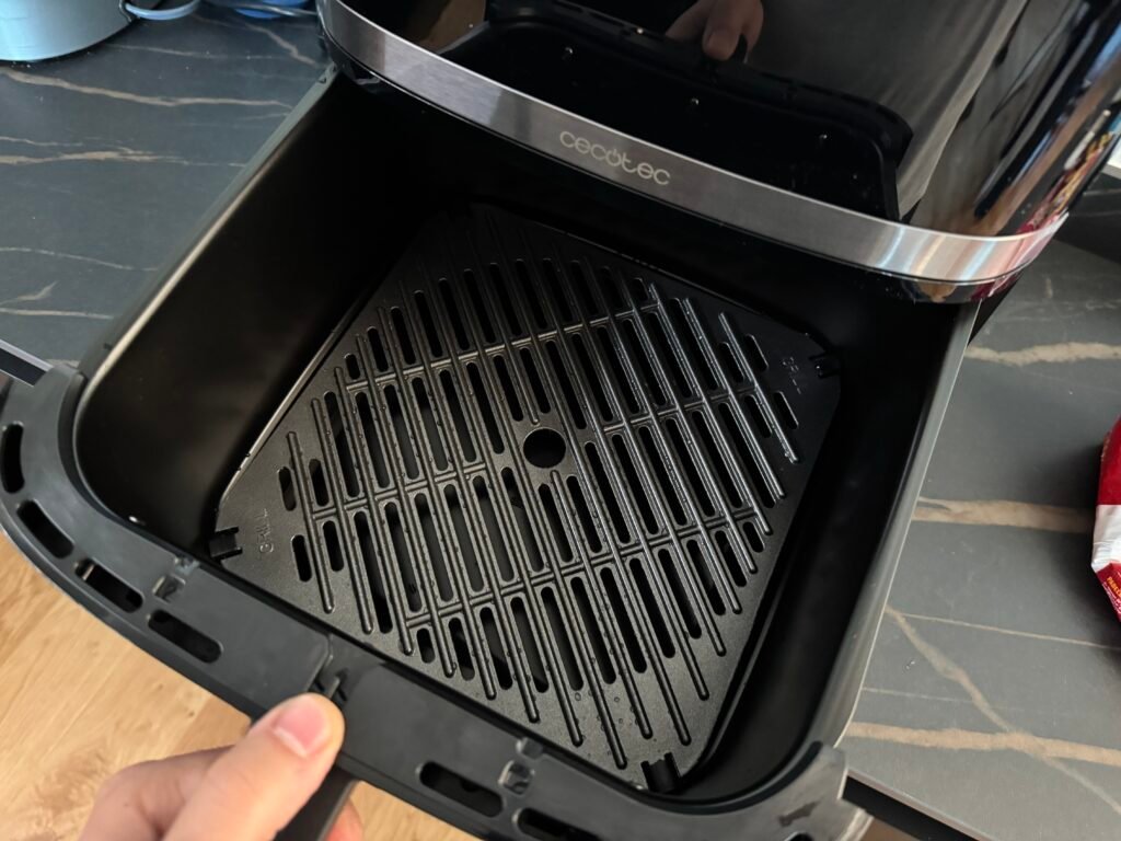 Cecotec Cecofry&Grill DuoHeat 8000 cassetto